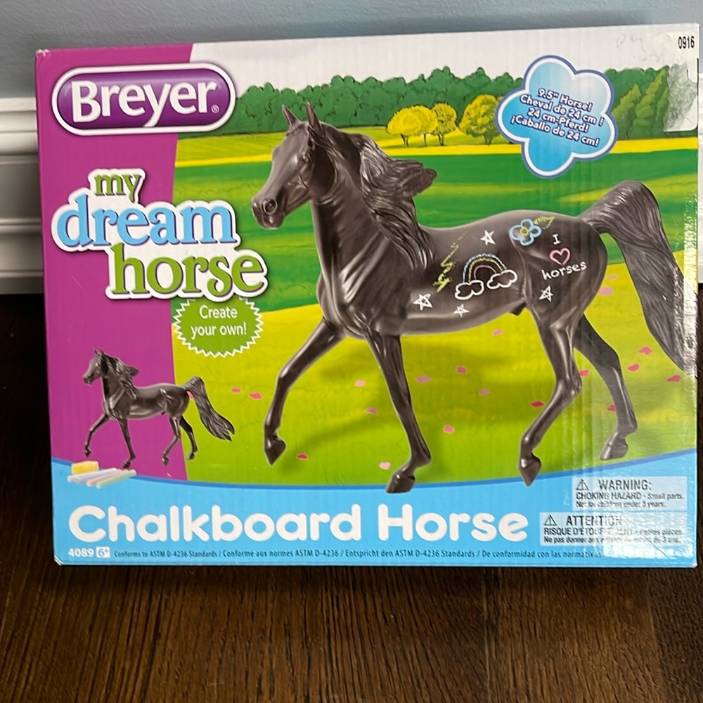 Breyer My Dream Horse craft create your own chalkboard horse- new never …